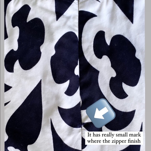 J Crew Graphic Pattern Black and White Mini Skirt - Size 4 - Picture 4 of 8